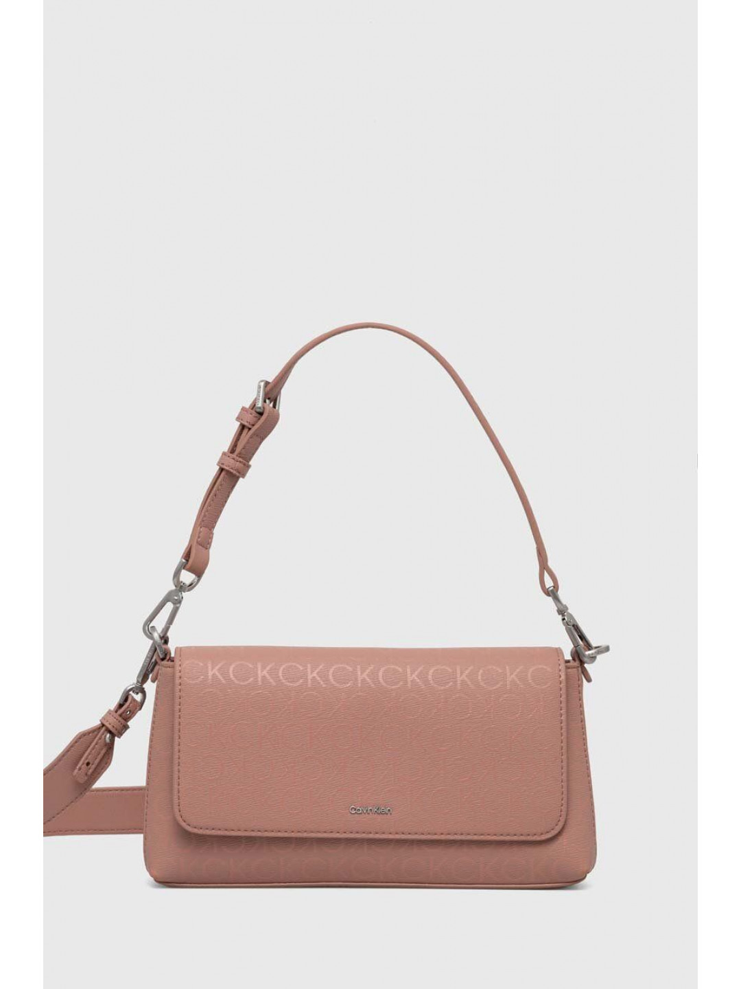 Kabelka Calvin Klein růžová barva K60K611360